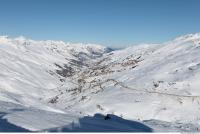 Photo Texture of Background Snowy Mountains